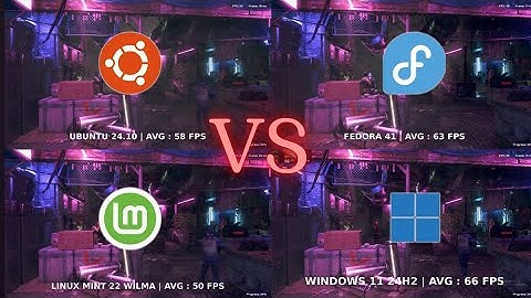 Windows VS Ubuntu VS Fedora VS Linux Mint | Linux Gaming Benchmarks