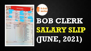 IBPS CLERK 2021 LATEST SALARY SLIP || IN-HAND SALARY || BOB CLERK SALARY 2021