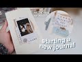 (no music) starting a new journal 🍃 real time asmr