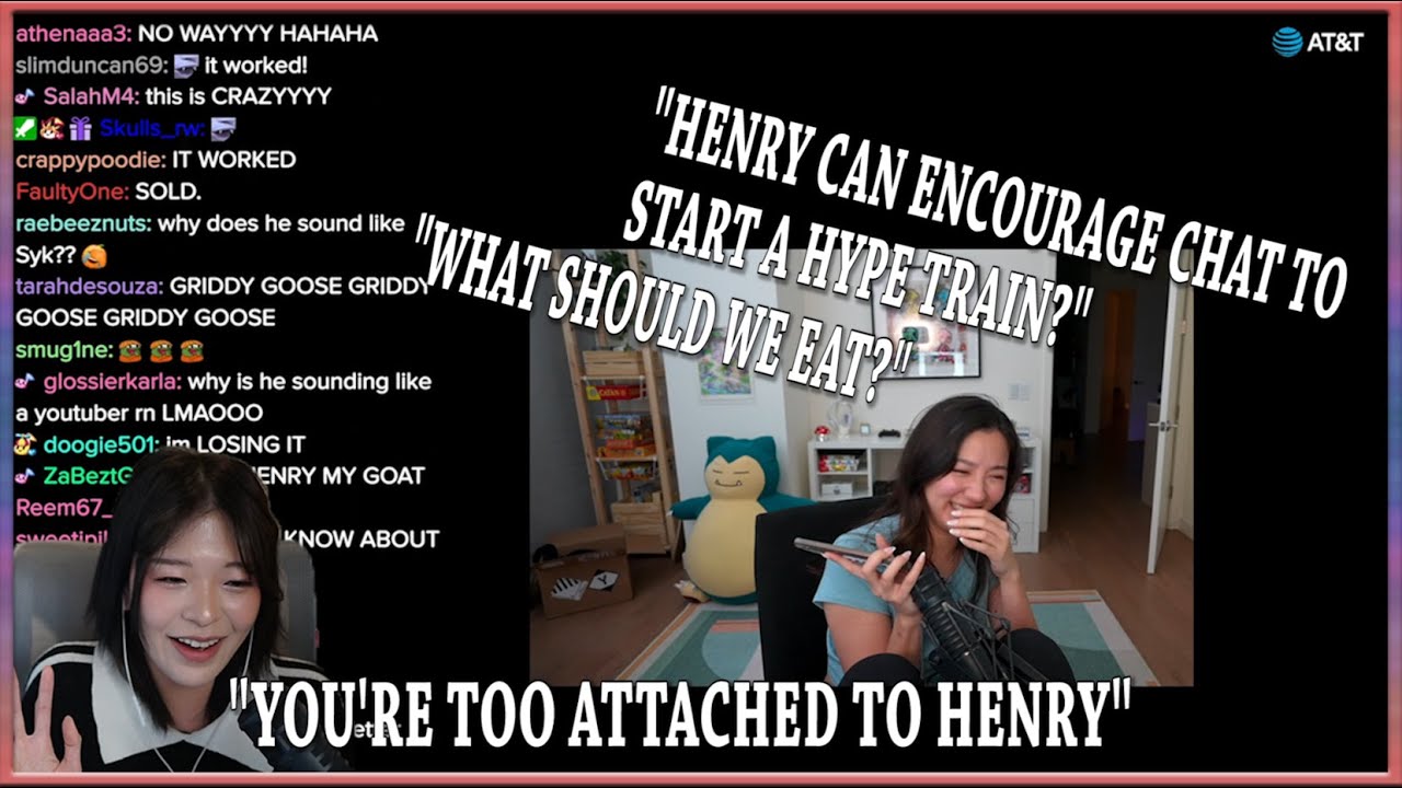 Fuslie asked Henry what to eat, help to start a hype train and feelings