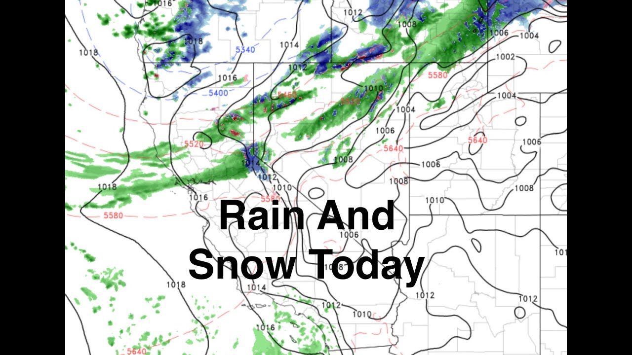 Some Rain and Snow Today. The Morning Briefing 10-24-23 - YouTube