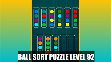 Ball Sorting Puzzle Game Level 92 | Ball Sort Puzzle Level 92 | GamingOn