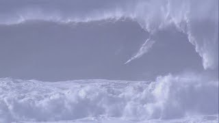 Surfers take on massive waves at Mavericks