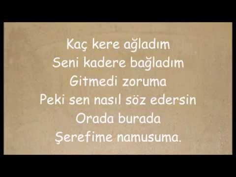 Demet Akalın - Şerefime Namusuma (Sözler/Lyrics)