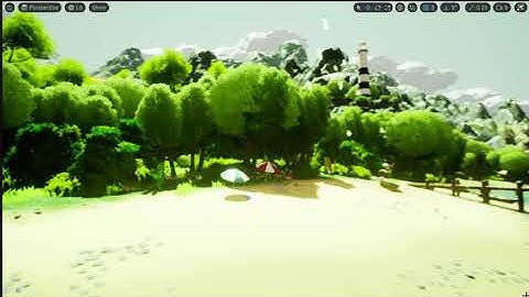 Unreal Engine 5 Stylized Beach and Caves