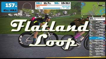 Close those gaps down!  Flatland Loop, Makuri Island - Sprint Race