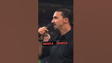 WATCH ZLATAN CLAP BACK at Verona fans booing him during his retirement speech 💀
