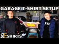 Starting A SCREEN PRINTING BUSINESS From Their GARAGE!