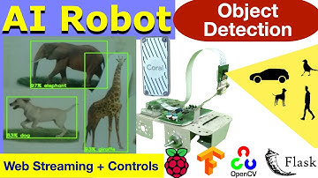 AI Robot: Object detection using TensorFlow Lite and Web Monitoring | Raspberry Pi