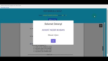 WEB APP Google Sheets | Ujian Online | Update Question Form