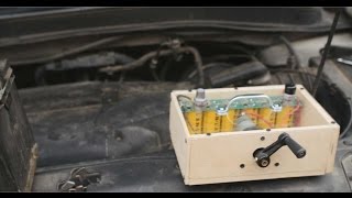 DIY Hand Crank Capacitor BoostBox Starts V6 - Hand Crank BoostPack