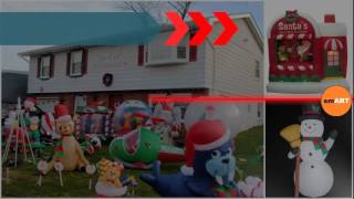 Outdoor Xmas Decorations - Inflatable Christmas Decorations Inflatables outdoor christmas decorations the home shop our selection of christmas inflatables in the holiday decorations compare. .