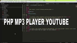 PHP Mp3 Player Video Youtube