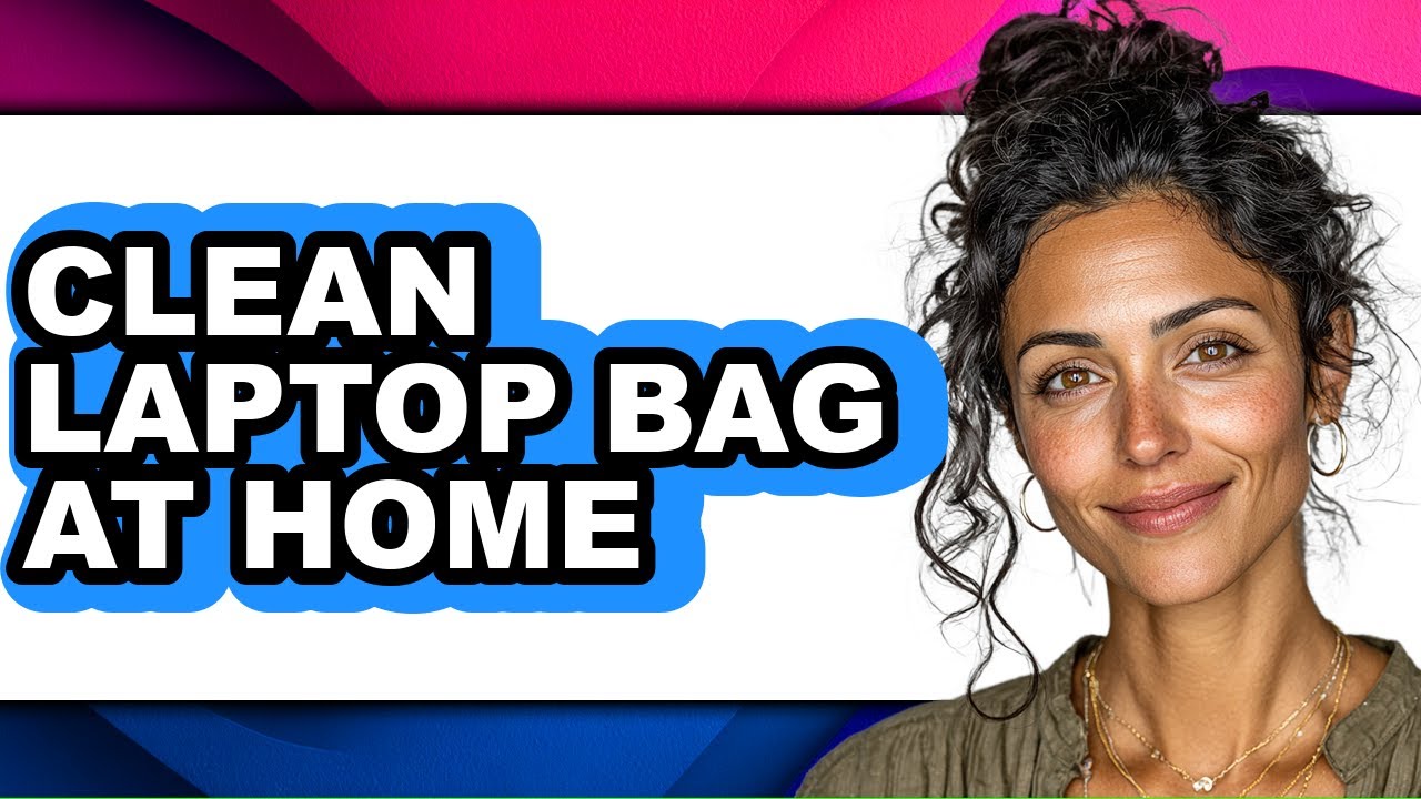 How to Clean Laptop Bag at Home - Step by Step - YouTube