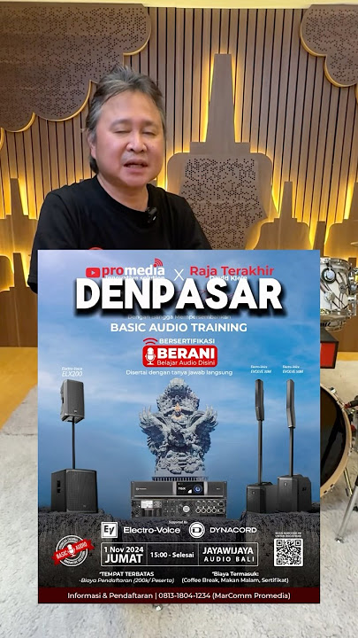 DAFTARKAN DIRI ANDA UNTUK BELAJAR BASIC AUDIO DI BALI SON!!! Pendaftaran Hub. Marcomm 0813-1804-1234