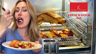 French Door AirFryer Review Making Salmon with Roasted Potatoes 🥔 by Laura | Emeril Everyday image