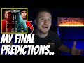 My *FINAL PREDICTIONS* For The YouTube vs TikTok BOXING Event!! l Who Wins And Why??