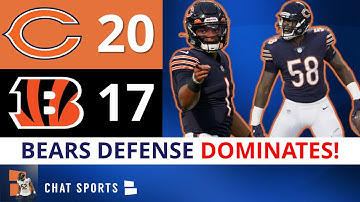 Chicago Bears Defense DOMINATES Joe Burrow & Bengals: Andy Dalton Injury, Justin Fields Up-And-Down