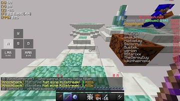 Playing Knockback FFA in Mlgrush.net (Also this is my first video)