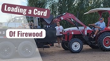 Loading a Cord of Firewood using IBC Totes