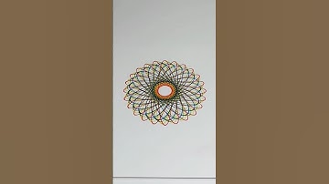 Quickly Soothe Your Mind with Spirograph Patterns: Relax Now #spirograph #asmr #shorts #viral #art