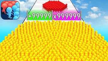 Count master mobile gameplay Noob vs Pro gaming video 99999+