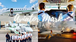 GULFSTREAM JET Takeoff from Midway Landing Lake Tahoe [] Siegwart Aviator