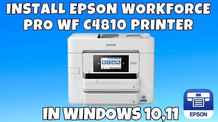 How To Download & Install Epson WorkForce Pro WF C4810 Printer Driver in Windows 10/11