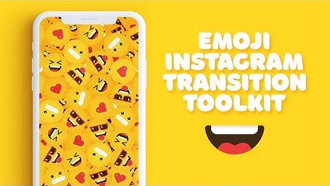 Emoji Instagram Transition Toolkit After Effects Templates