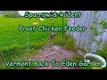 Sparrow and Rodent Proof Chicken Feeder