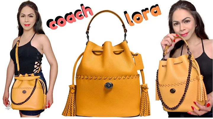 COACH LORA BAG REVIEW + STYLE + 50% OFF LORA BUCKET BAG ! *POLLEN*