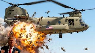 1 HOUR AGO! A US CH-47F helicopter carrying 200 generals was shot down by a Russian SU-57 pilot.