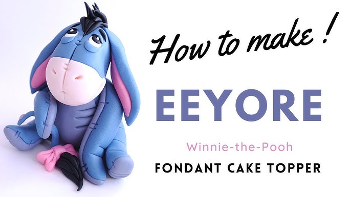 How to make Winnie the Pooh (Cake Topper)/ Winnie the Pooh en pasta de  goma. 