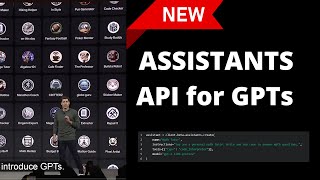 OpenAI's new ASSISTANTS API: How To Create GPTs