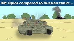 How would Ukrainian BM Oplot compare to modern Russian tanks?