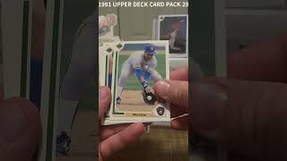 Celebrity 1991 UPPER DECK BASEBALL PACK 29 #rippingpacks #upperdeck #junkwax #baseballcards Profile