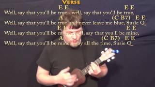 Suzie Q (CCR) Ukulele Cover Lesson with Chords/Lyrics