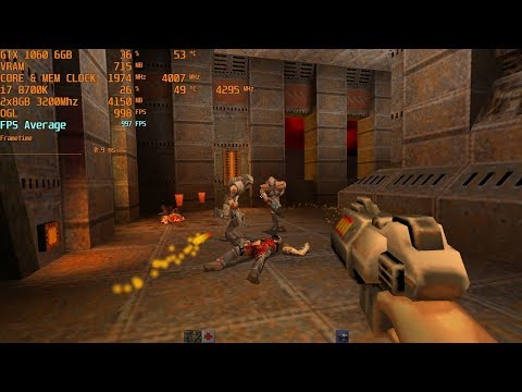 Quake II RTX vs OpenGL - Max Settings - GTX 1060 6GB | i7 8700k (stock) [1080p]