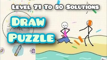 Draw Puzzle - Sketch It Level 71 to Level 80 Gameplay All Level Solutions