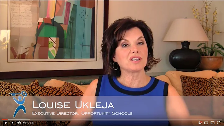 Opportunity Schools - Founder's Message - Louise U...