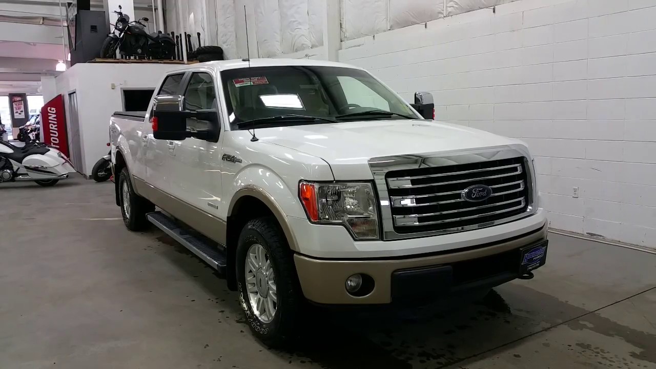 Preowned 2014 Ford F150 Lariat W/ Tow Mirrors, Ecoboost, Two Tone