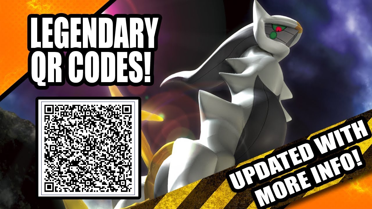 Legendary Pokemon Qr Code Xy And Oras Only Youtube