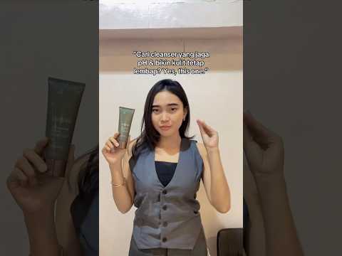 Wajah bersih lembut ✨ Amura Gentle Cleanser angkat kotoran tanpa bikin kulit kering! 💖💧