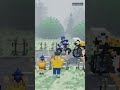 Mountain Cycling Race & a Curious Goat Made in Blender #voxel #blender #3d