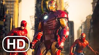 AVENGERS, DAREDEVIL, SPIDER-MAN Vs THANOS, Fight Scene Cinematic - Marvel Future Fight