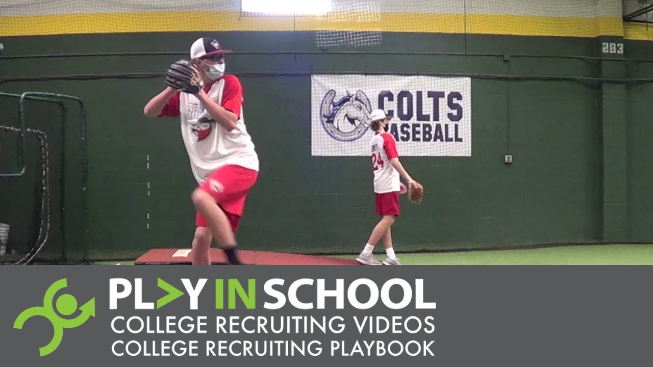Christian Clauss   Pitching - Philly Bandits - Filmed Jan 2021 - www.PlayInSchool.com