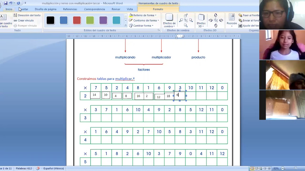 MULTIPLICACIÓN TERCER GRADO - YouTube