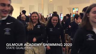 Gilmour Academy OHSAA Swimming State Qualifiers 2020 - Video Thumbnail