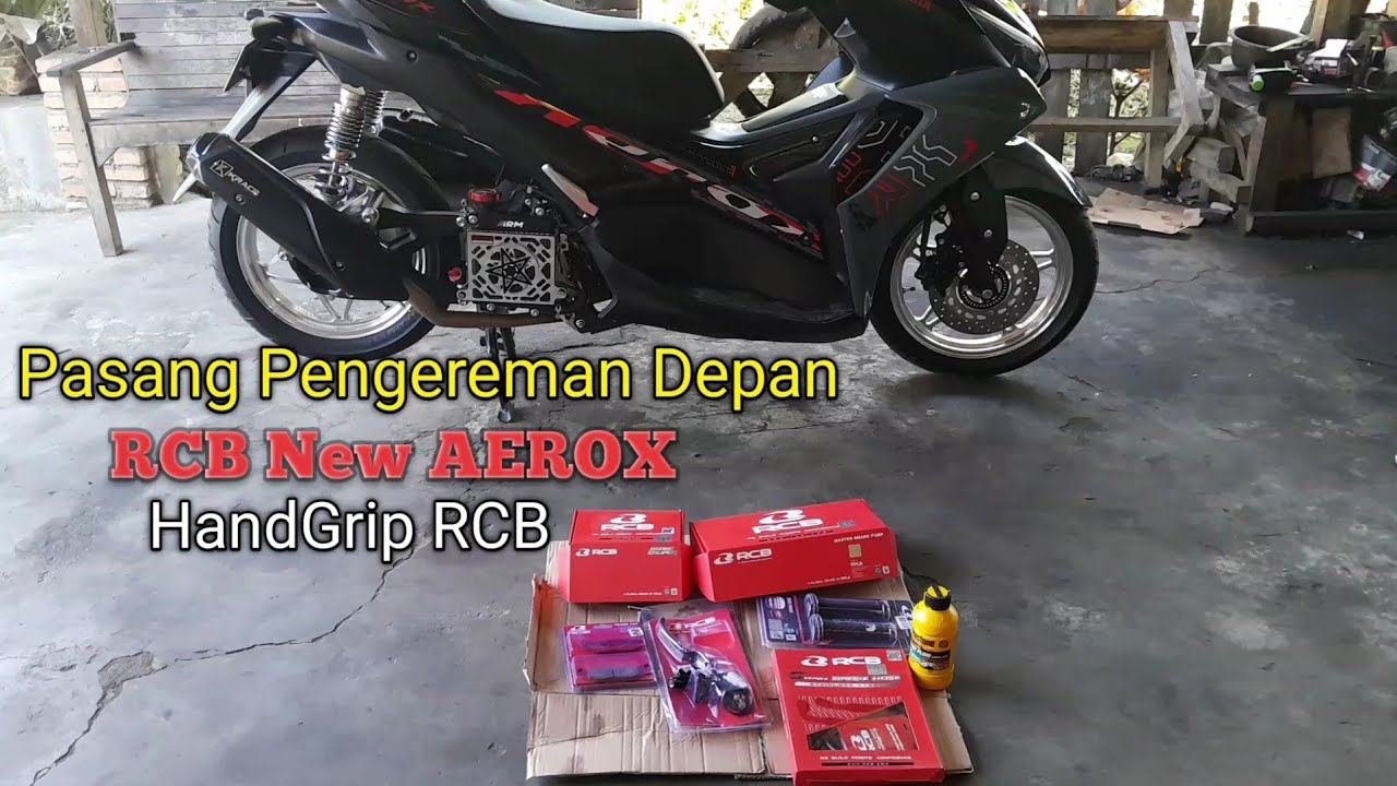 Pasang Master Rem RCB + Selang Kaliper + HandGrip RCB DI AEROX 155 NEW