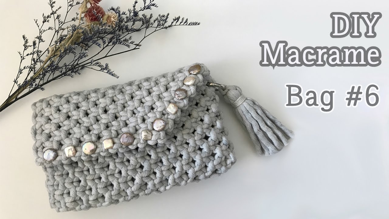 DIY Macrame bag #6 For Wedding / 마크라메 가방 #6